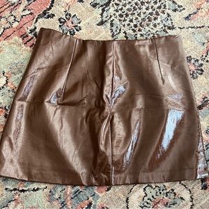 Abercrombie and Fitch leather skirt